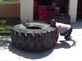 Travis Clary 1100lb tire flip