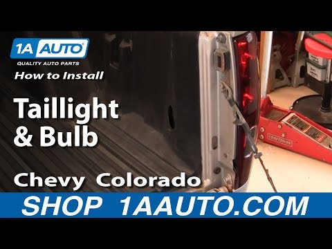 How To Install Replace Taillight and Bulb Chevy Colorado 04-12 1AAuto.com