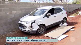 Acidente com morte em Igaraçu do Tietê