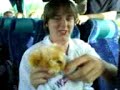 18 mei 2008 - De bus rit terug naar huisWij vervelen ons en Wouter heel erg :P