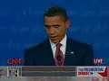 Obama reads name off bracelet during 1st presidential debate