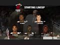 NBA Live 08 PC: Raptors vs Heat