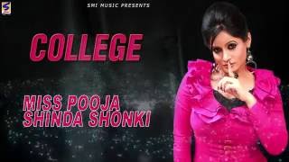 New Punjabi Songs 2016  College  Miss Pooja  Shind