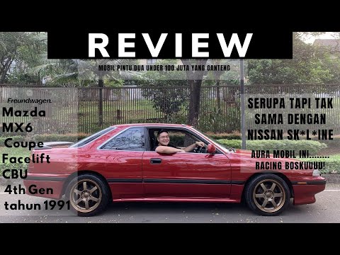 Freundwagen's Mazda MX6 Coupe 4th Gen Facelift 1991 Review (Indonesia)