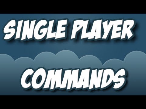 how to single player commands minecraft
