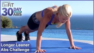 Longer Leaner Abs Challenge | 30 Day 6 Pack Abs