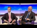 Collapsing Euro, UKIP Nigel Farage vs Labour Denis MacShane - BBC Daily Politics (18May12)