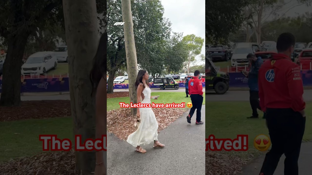 Alexandra and Charles Leclerc Arrive! 💍