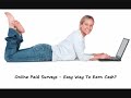 Online Paid Surveys - Easy Way To Earn Cash?