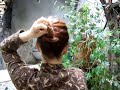 Faire un chignon rond avec 3 petites �pingles