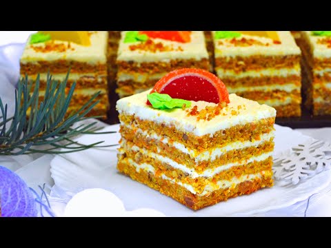 Торт "СЕВИЛЬЯ" 🍊 НЕРЕАЛЬНО ВКУСНЫЙ!!! Домашний Торт Пирожное Рецепт | Кулинарим с Таней
