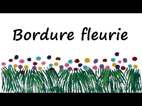 Bordure fleurie