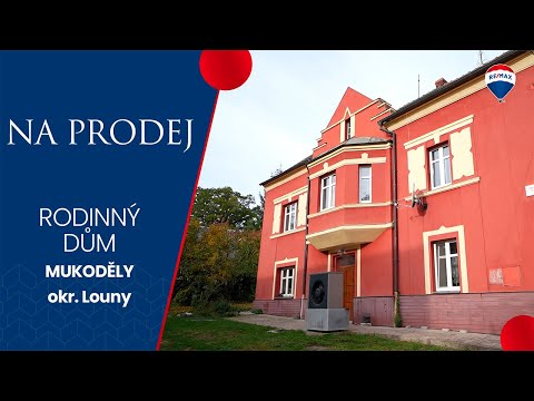 Video Prodej stylového rodinného domu s velkou zahradou a hospodářskými budovami v obci Mukoděly
