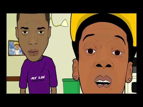 Wiz Khalifa and Currensy - How Fly (Cartoon)