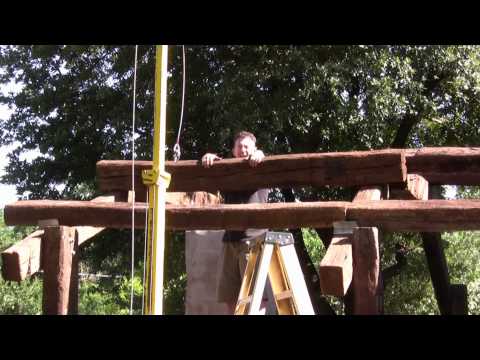 how to fasten railroad ties together