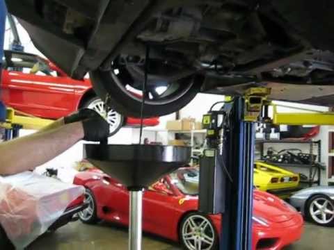 Lamborghini Gallardo:  How to drain engine oil and differential fluids (and have FUN!)