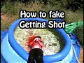 How to do a gun shot with blood without dangerous squibs.