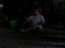 george gets so excited about throwing a ball, he could do this all day.