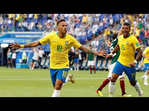 Fuball-WM 2018 Achtelfinale:  Brasilien ist im WM- ...