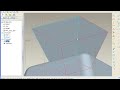 Shows how you can completely redefine a sketch at the beginning of a Pro/ENGINEER model and have the entire model update.