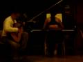 Rehearsal of piano and guitar duo in Ealing, London July 2003