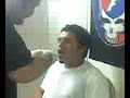 carlos getting his tongue pierced