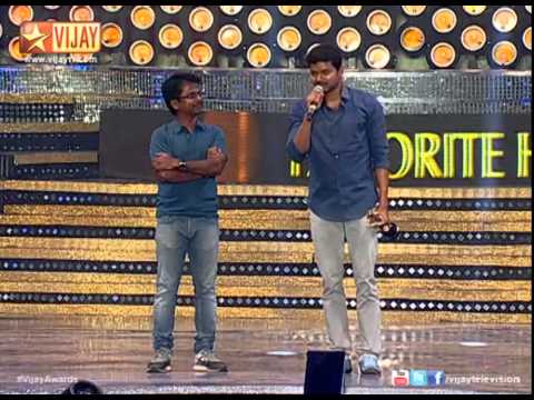 awards - 8th Annual VIjay Awards | Favourite Hero! The Nominees are Ajith Kumar, Dhanush, Kamal Haasan, Suriya and Vijay. Click here http://youtu.be/MdW7jsLMvMs to watch the Full Episode.