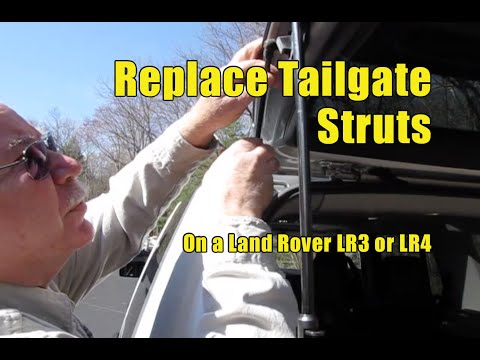 Replacing Tailgate Struts on Land Rover LR3