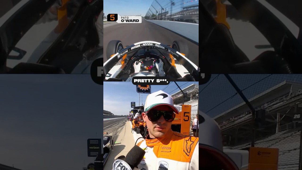 Pato O'Ward did not mince words  😳 #indycar #racing #indy500 #patooward oward