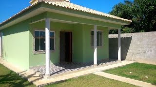 CASA COM DOIS QUARTOS EM ITAIPUAÇU R$215.000,00