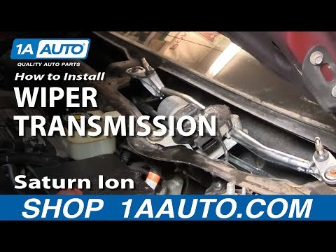 How To Install Replace Broken Windshield Wipers Saturn Ion 03-07 1AAuto.com