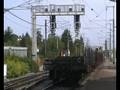 SNCB 1350 with short freight train.