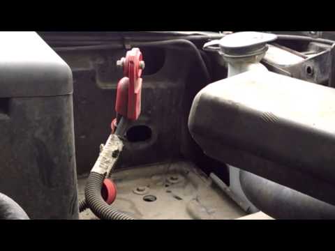 Battery replacement Cadillac Escalade side post GM truck install remove replace