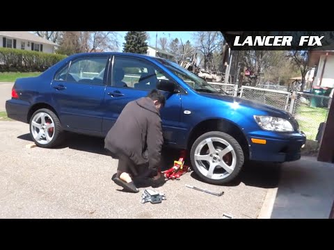 Lancer Fix | Change Front Brake Pads, Caliper Clips – Ep.15