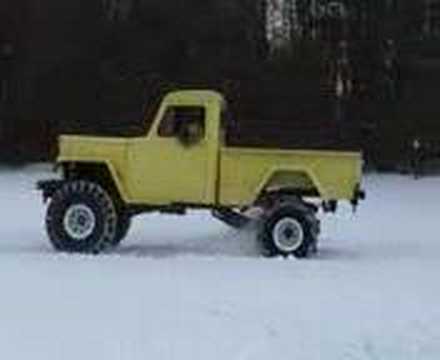 Willys truck backyard holeshots
