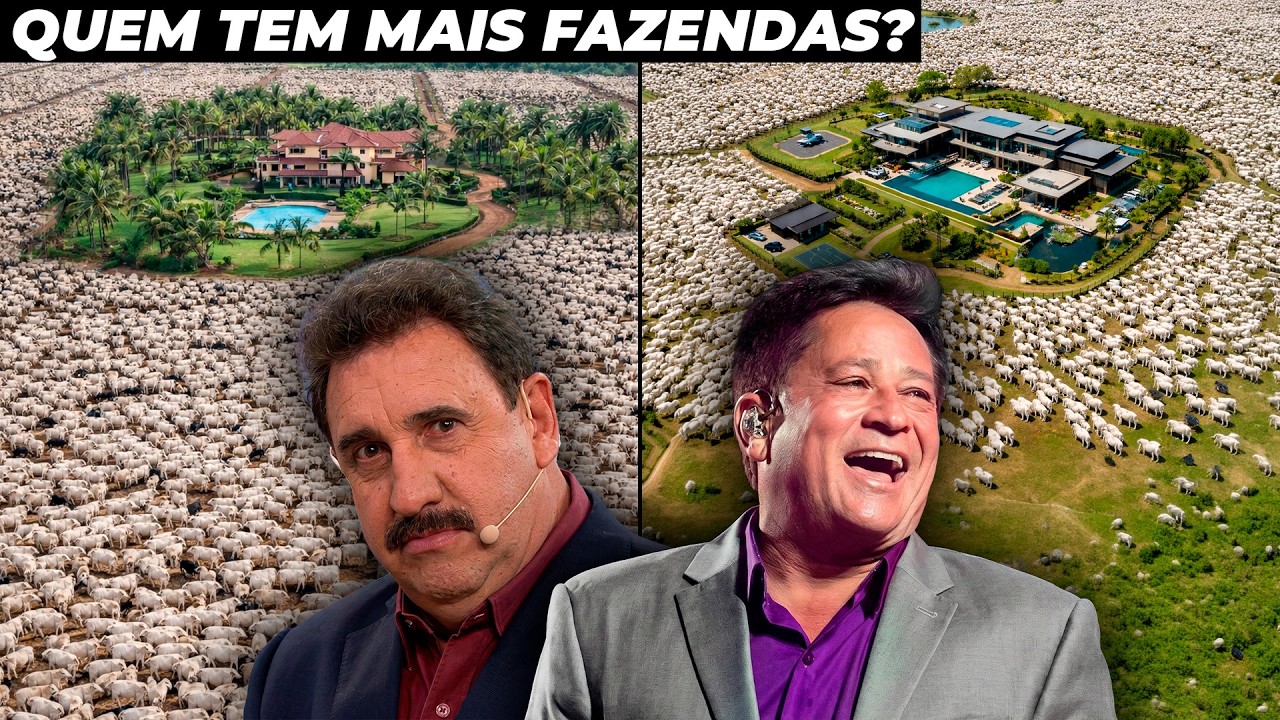 Quem tem mais fazendas no Brasil, Leonardo ou Ratinho?