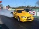 RDP Motorsport USA Ba XR8 Twin Turbo Ute at the Drags Testing