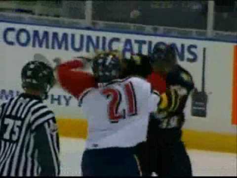 2006-2007 Sarnia Sting Fight Compilation