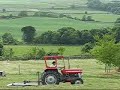Massey-Ferguson 135 Tractor topping pasture