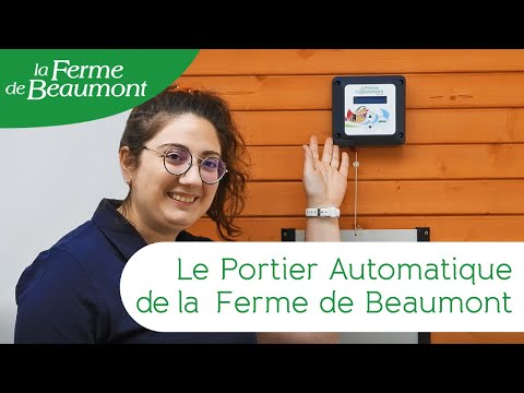 Kit portier automatique verrouillable ● Portier Ferme de Beaumont + trappe verrouillable Polly Defender