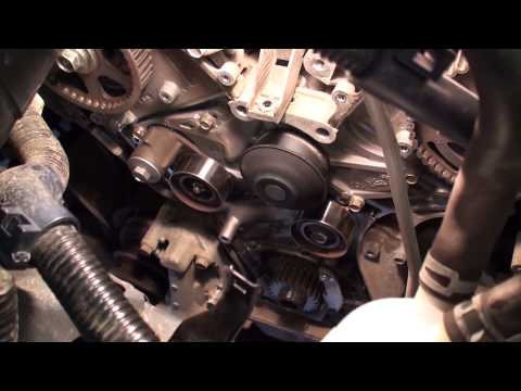 how to change a serpentine belt on a honda odyssey