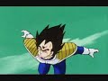 Vegeta gets his ass kicked by Zarbon 2 (Remastered English)
