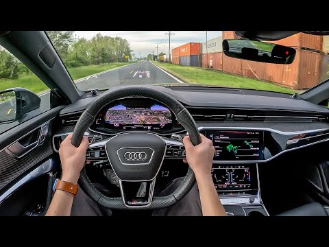 2024 Audi RS7 Performance - POV Test Drive (Binaural Audio)