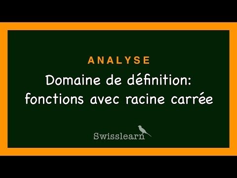 comment trouver le domaine de definition