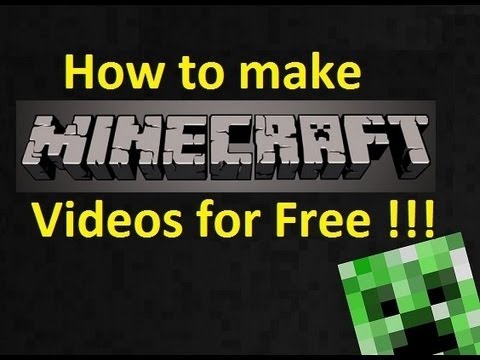 how to make a minecraft video