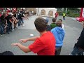 funny gay playing football @ euro 08 coca cola tour in zell