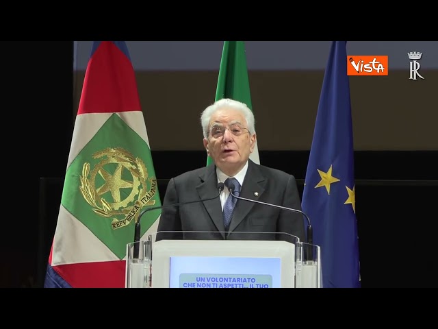 Mattarella: Volontariato fattore di unità. Forza sociale culturale ed educativa