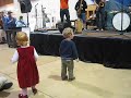 the conclusion of scrambled ape's version of the raymond scott tune powerhouse, performed at the holiday market, lane county fairgrounds, in eugene, oregon, november 30th, 2008.