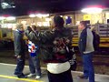 reading v arsenal spurs fan at station
