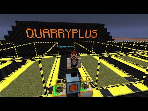 Tutorial - QuarryPlus mod: Upgrade your Quarry!